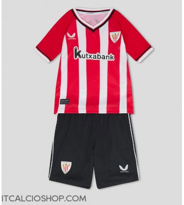 Athletic Bilbao Prima Maglia Bambino 2023-24 Manica Corta (+ Pantaloni corti)